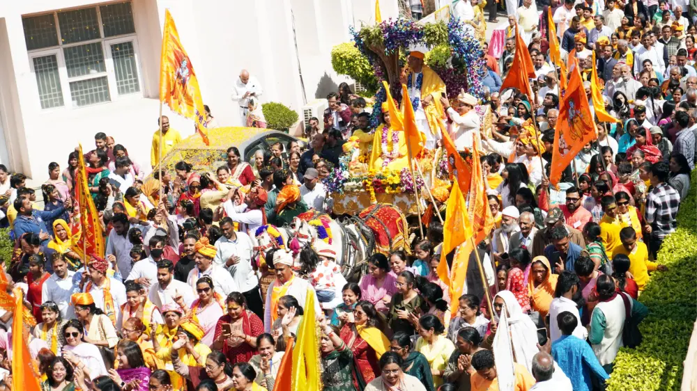 <p style="text-align: center;"><span style="color: #7d4219;"><strong><span style="font-size: 20pt; font-family: 'book antiqua', palatino;">Shobha Yatra</span></strong></span></p>